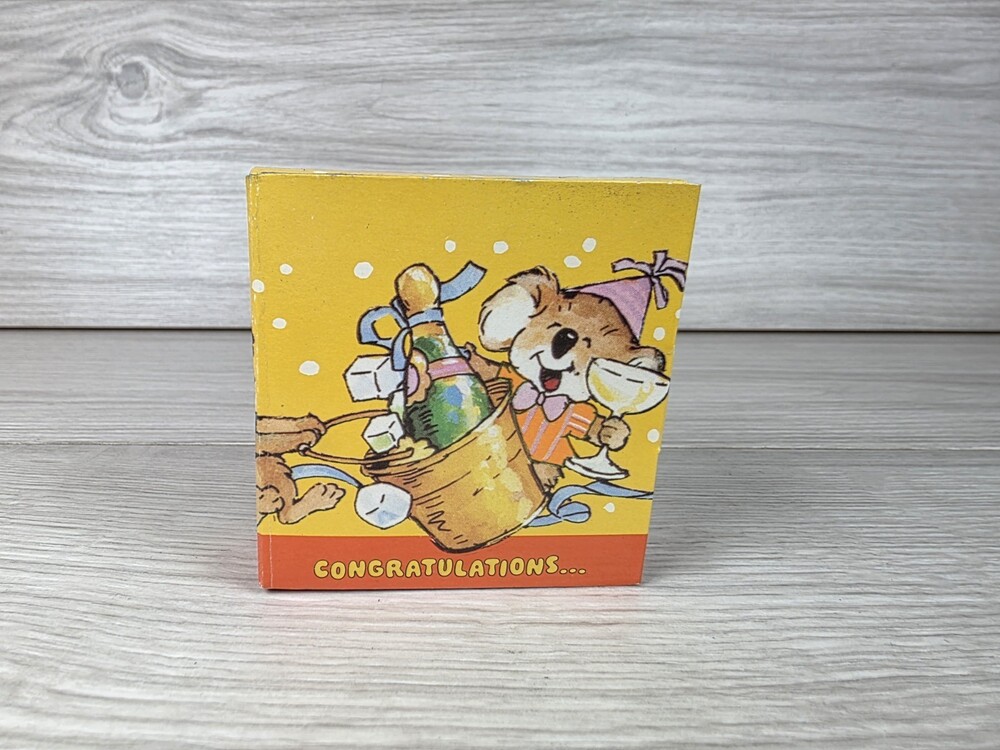 VTG Avon Merry Messenger Palette, Congratulations! 1984 Original Box New b199